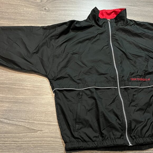 Vintage Womens New Balance Full Zip Windbreaker Warmup Jacket Pockets Large - Picture 3 of 11
